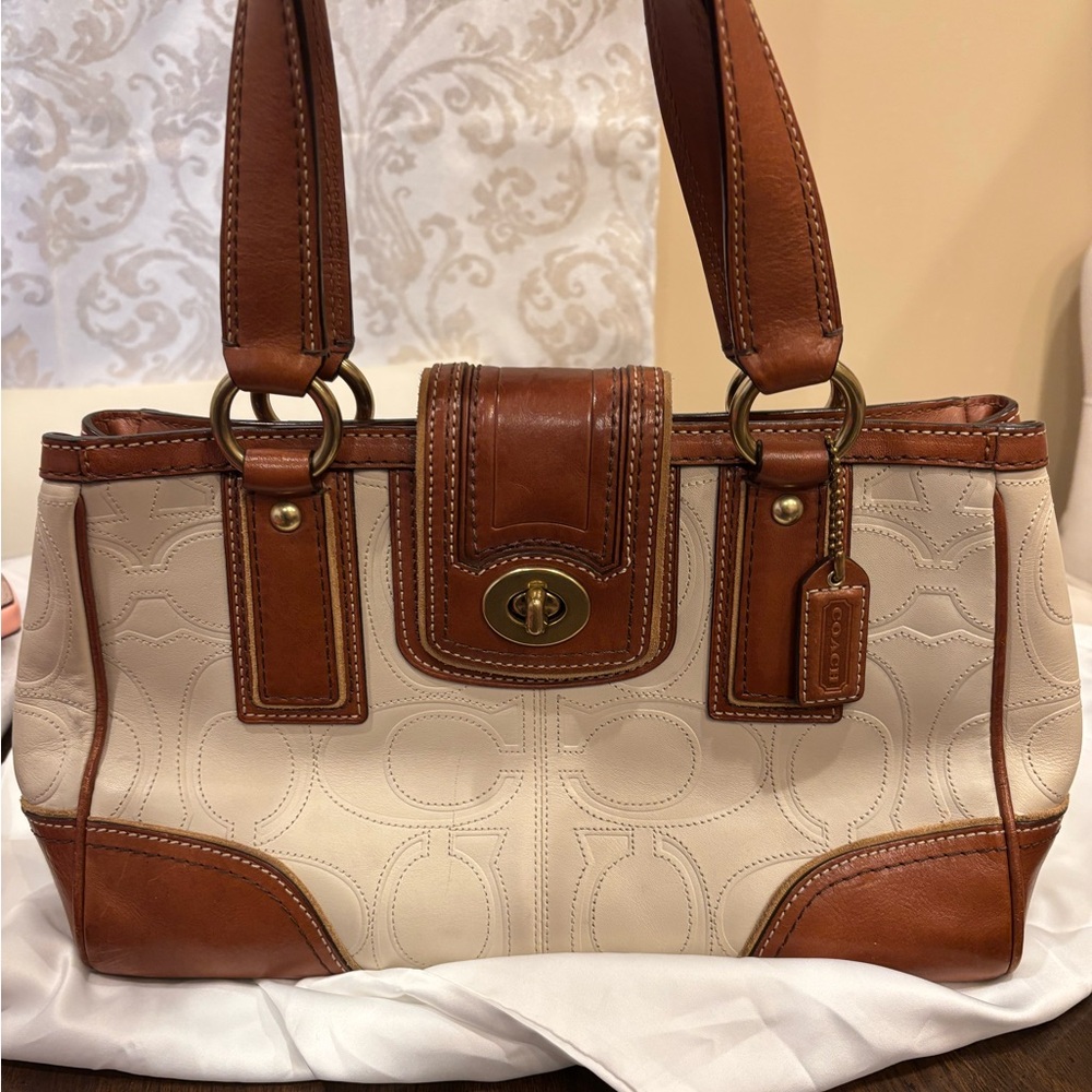 Vintage Coach Turnlock Bag